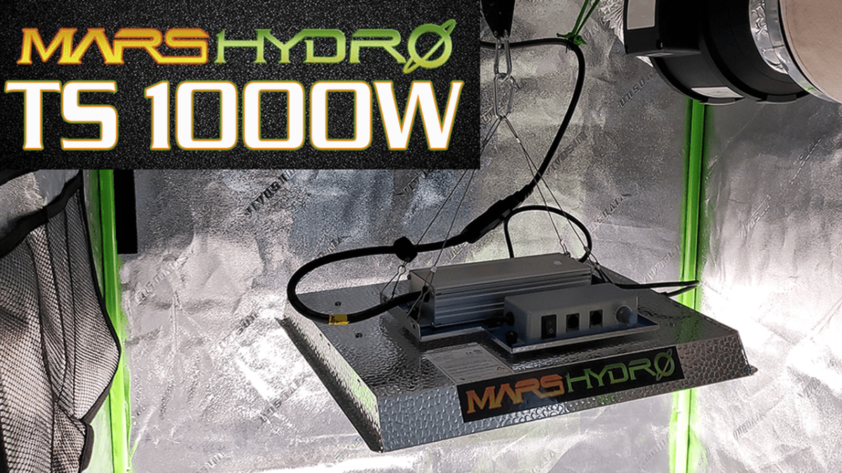 Mars Hydro TS1000W Unboxing & Installation – THE PHOTO GROW: 4 STRAIN GROW S1&nbsp;EP5