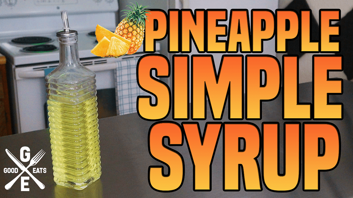 Fruit Flavored Simple Syrup –&nbsp;Pineapple
